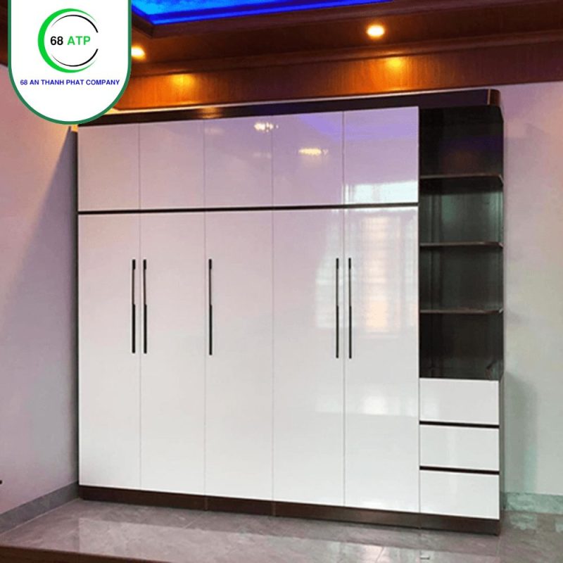Tủ Quần Áp Bằng Ván Nhựa Giả Gỗ