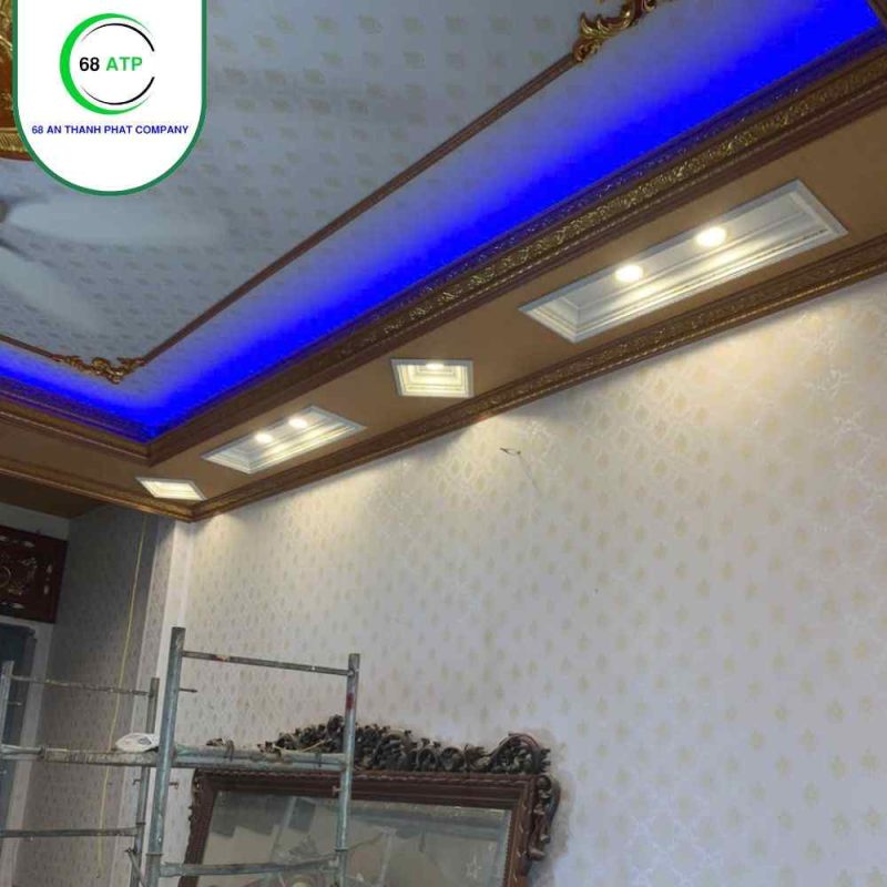 Ốp tường nhựa hoa văn 