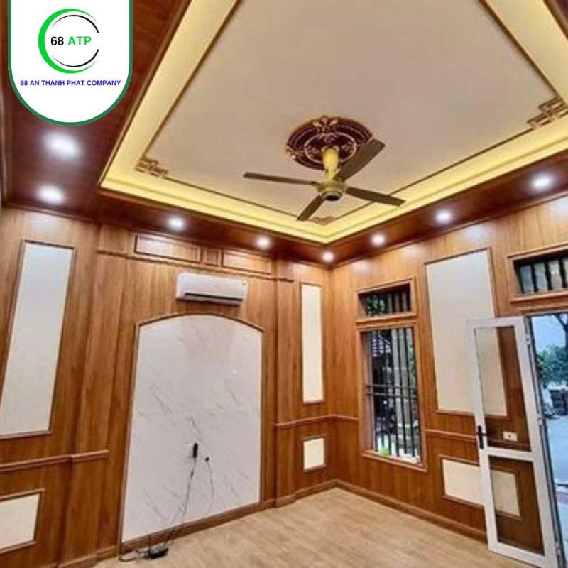 Tấm nhựa giả gỗ hoàn thiện