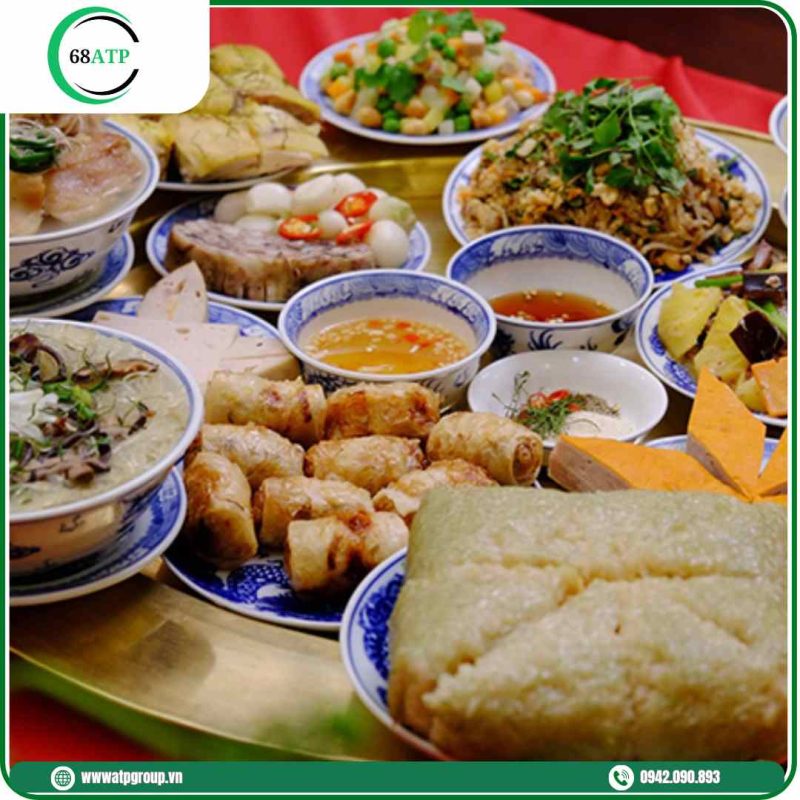 Mâm cỗ ngày tết ở Việt Nam