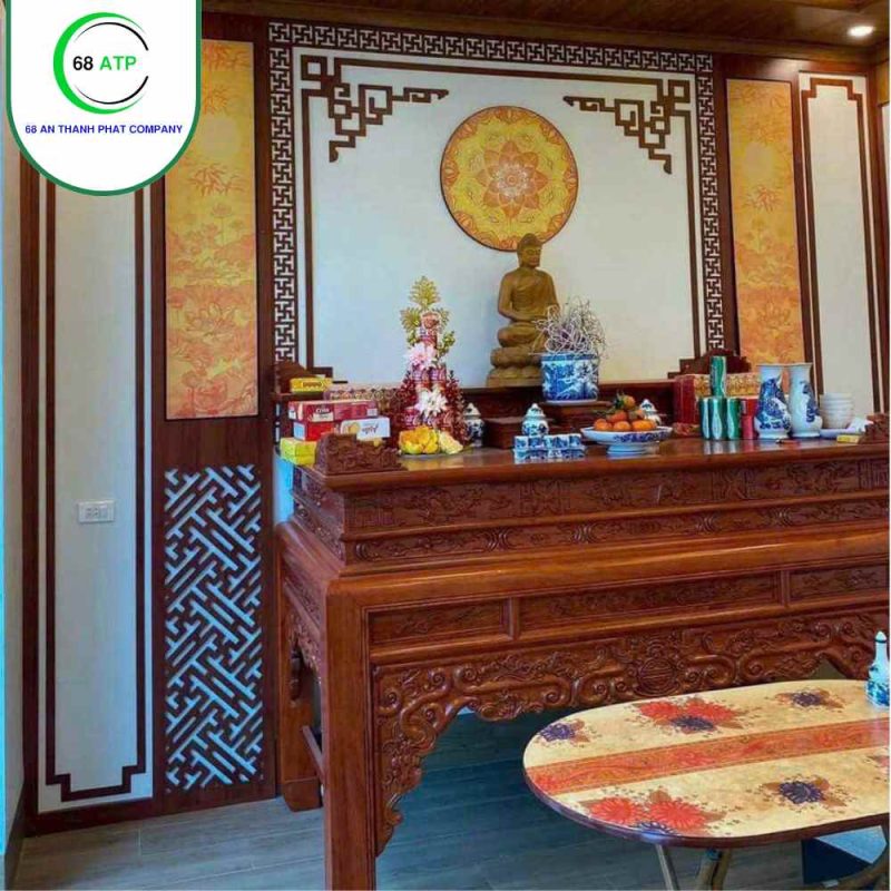 Phòng thờ đẹp keng