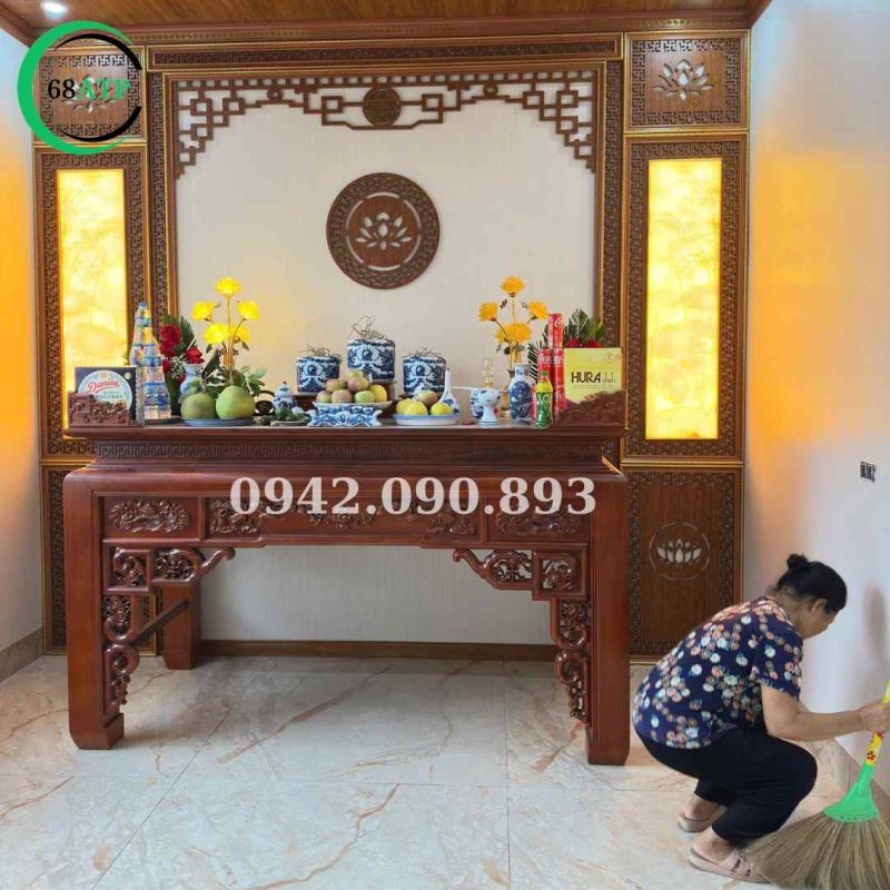 Chọn màu gỗ bàn thờ 