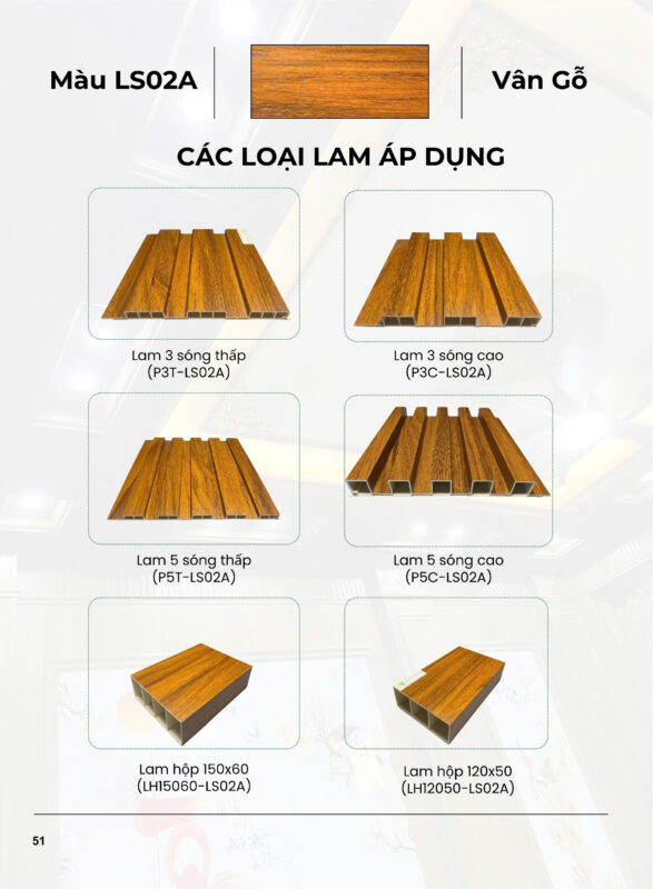 Lam nhựa giả gỗ có tính thẩm mỹ hiện đại - sang trọng